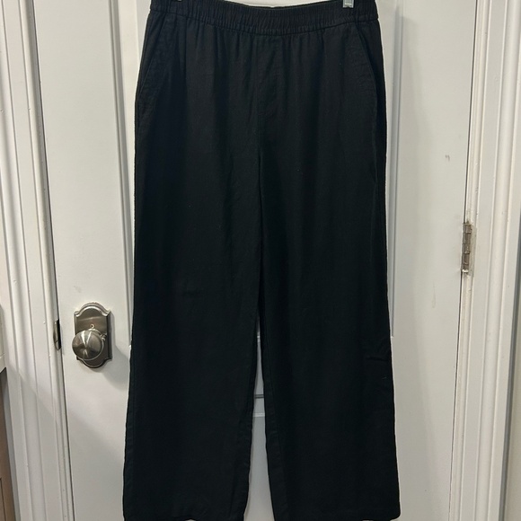 Old Navy High-Waisted Linen-Blend Wide-Leg Pants - Picture 3 of 4